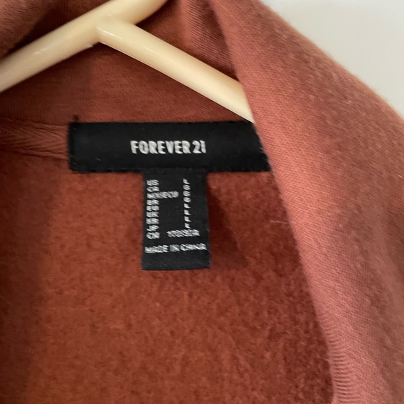 Forever 21 shacket - burnt orange size L - Picture 3 of 3